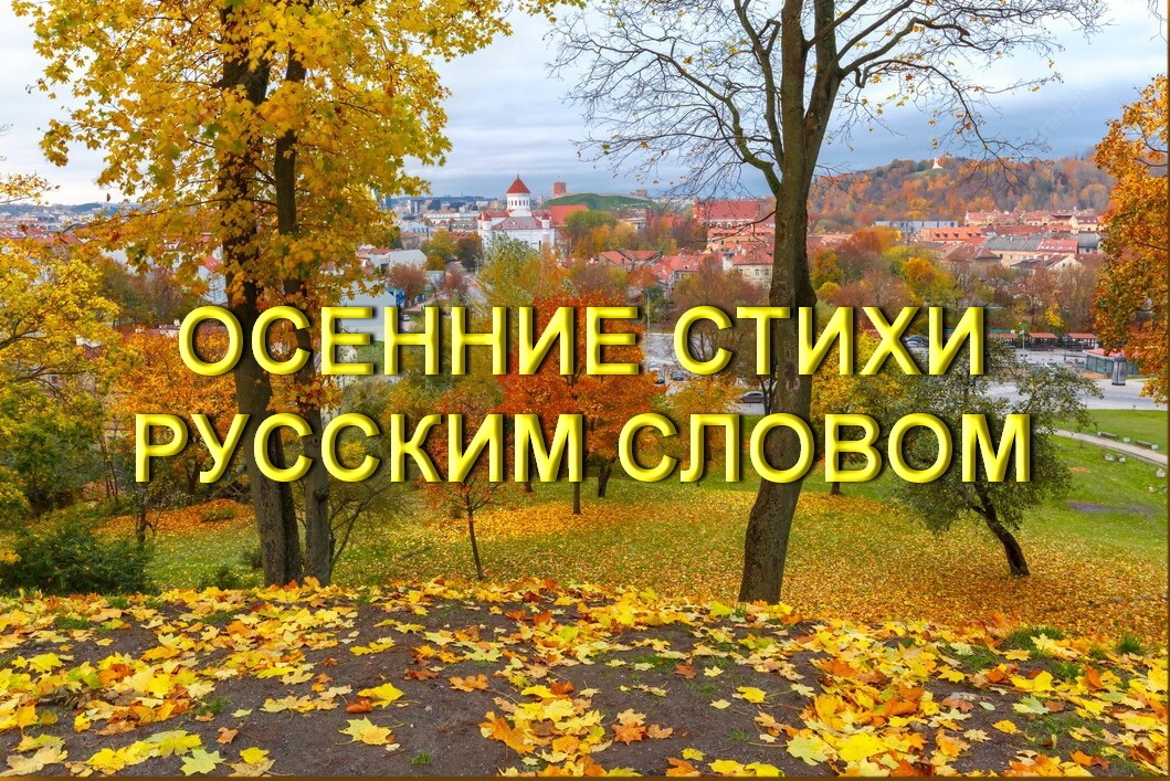 «В холодном парке с осенью проститься…» Осенние стихи русским словом