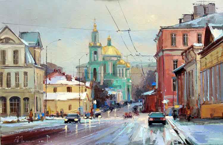 С воздетыми руками