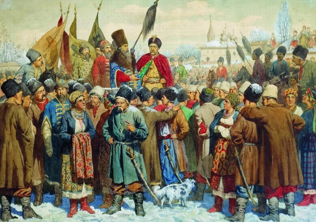 Как русский царь пожаловал казакам Хмельницкого права